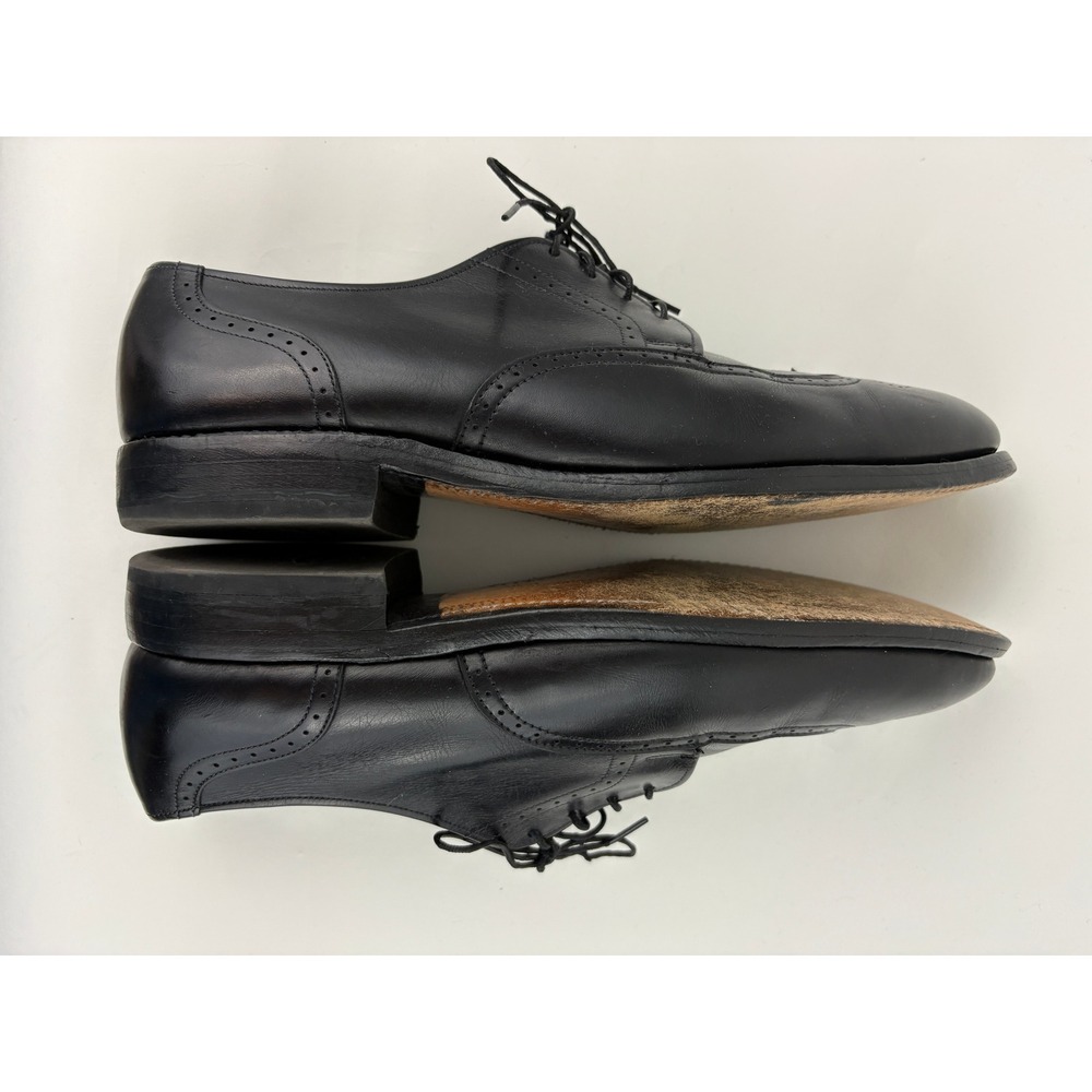 Allen Edmonds Kingswood Wingtip Derby Dress Shoes Men's Size 9.5 Black Leather - Picture 6 of 16